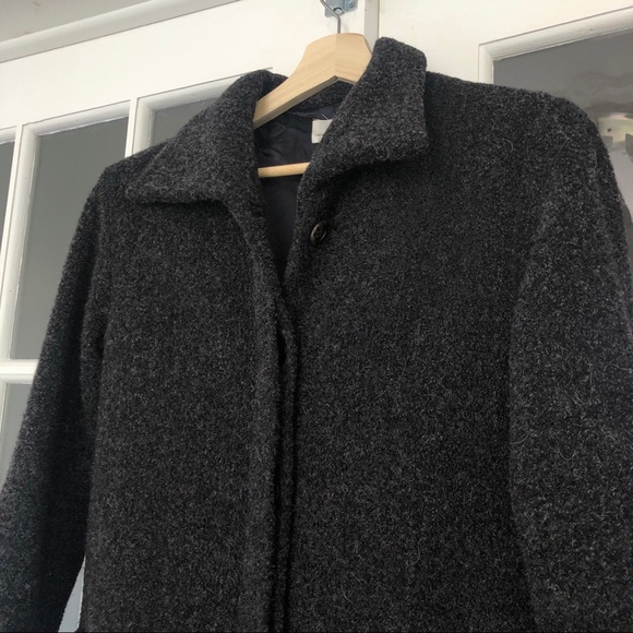Vintage long bouclé coat - Picture 4 of 6
